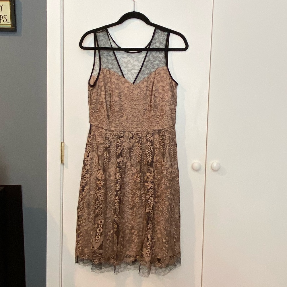 Lace Fit & Flare Dress - Picture 4 of 9